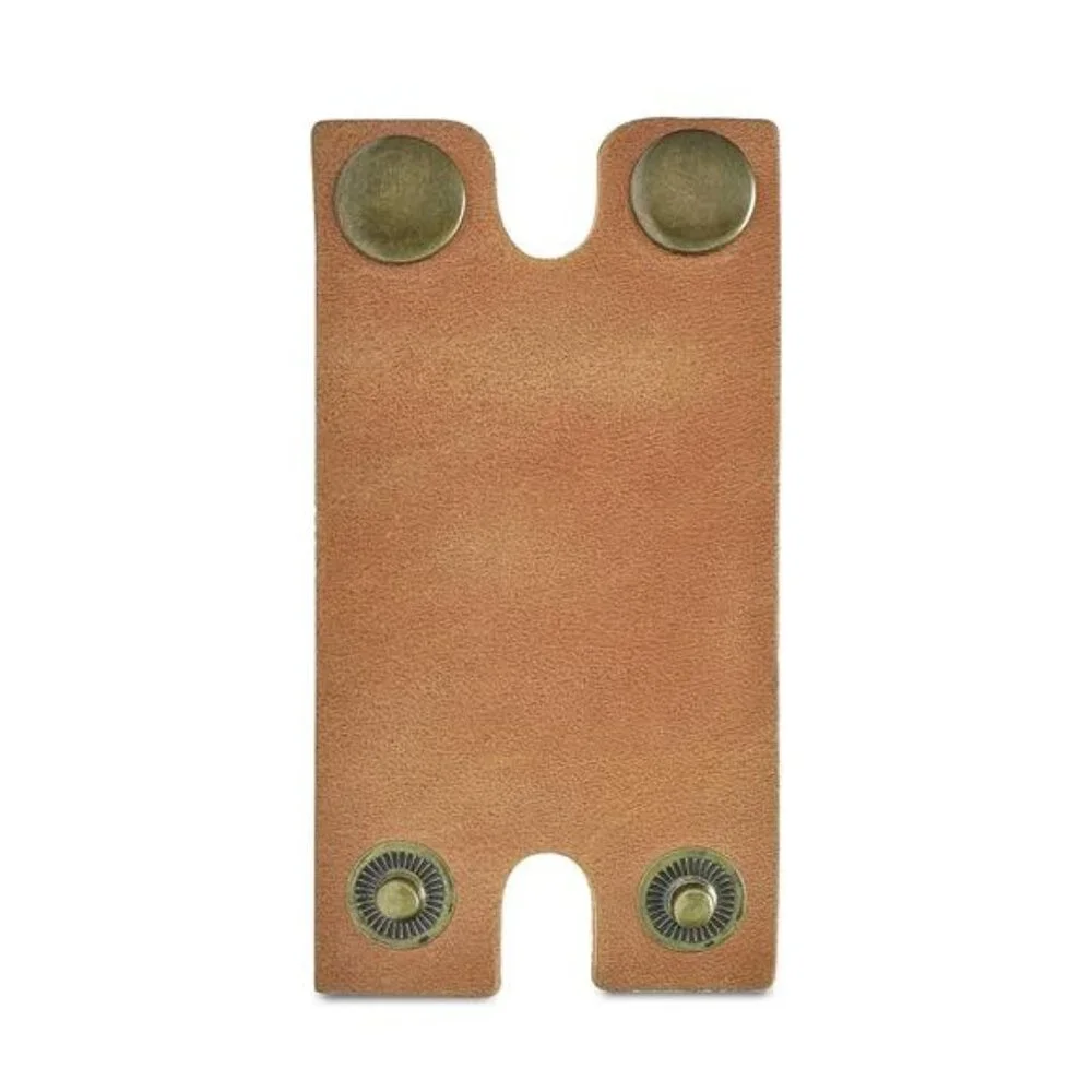 Safety Razor Head Protecting Leather Cover, Genuine Cowhide Leather
